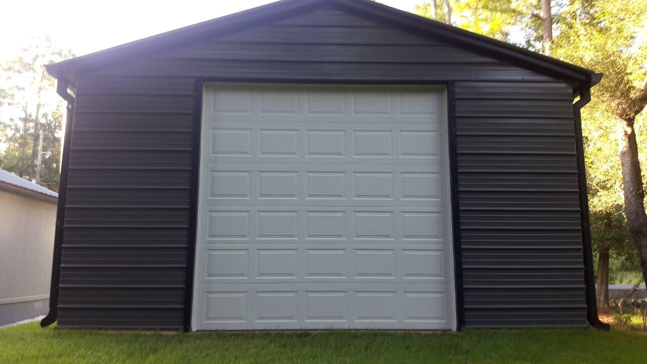 Residential shed door